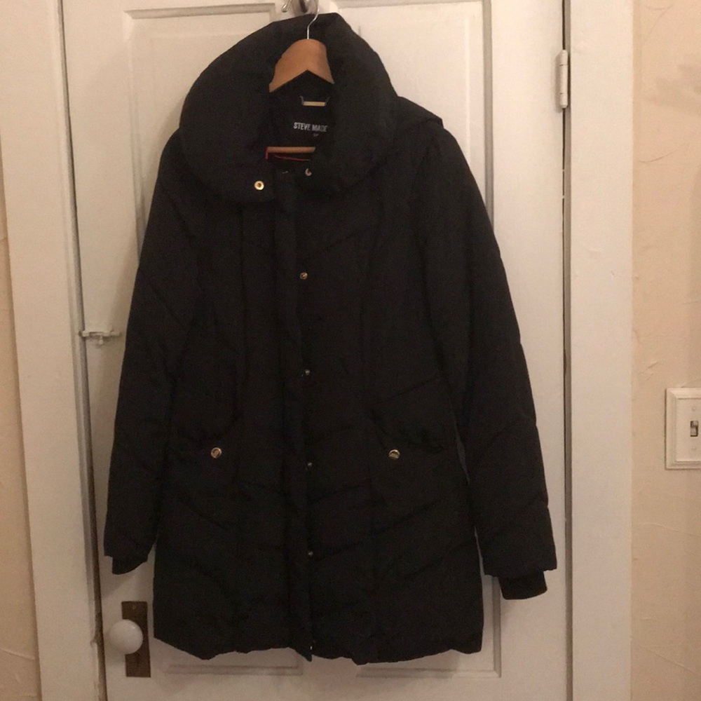 Steve Madden Long Puffer Coat